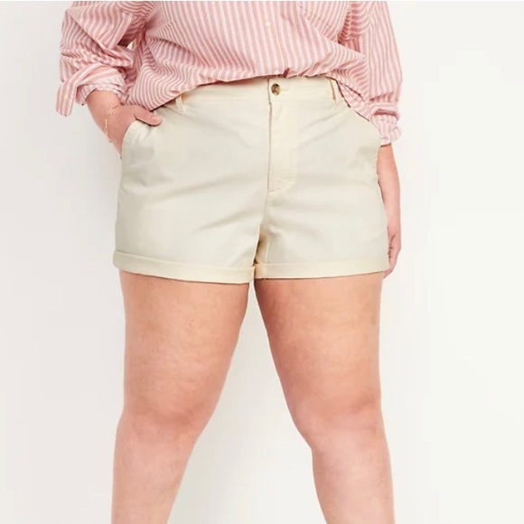 High-Waisted OGC Pull-On Chino Shorts for Women -- 3.5-inch inseam - Picture 1 of 5